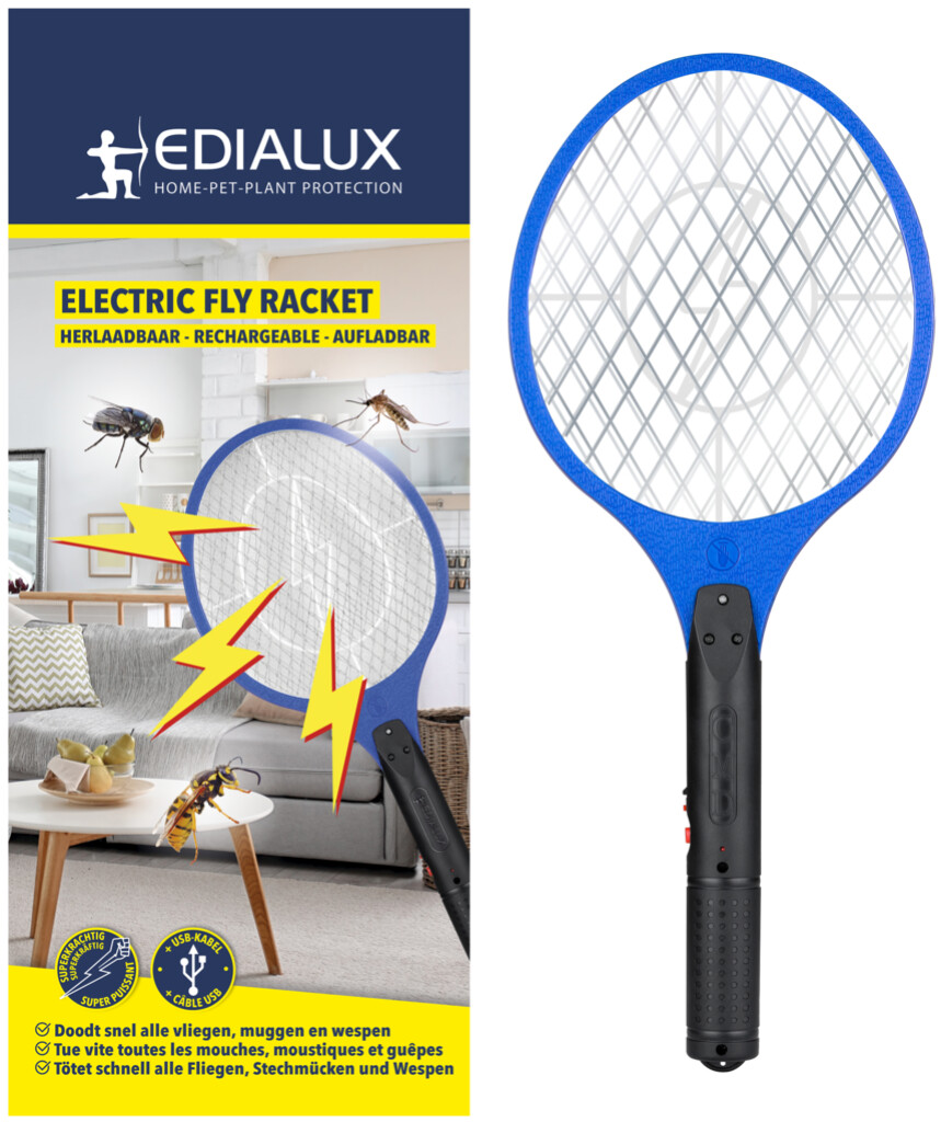 Electric Fly Racket (Rechargeable)