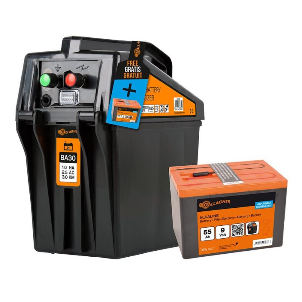 Electrificateur BA30 avec batterie gratuite