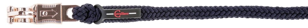 Longe Classy avec mousqueton anti panique bleu