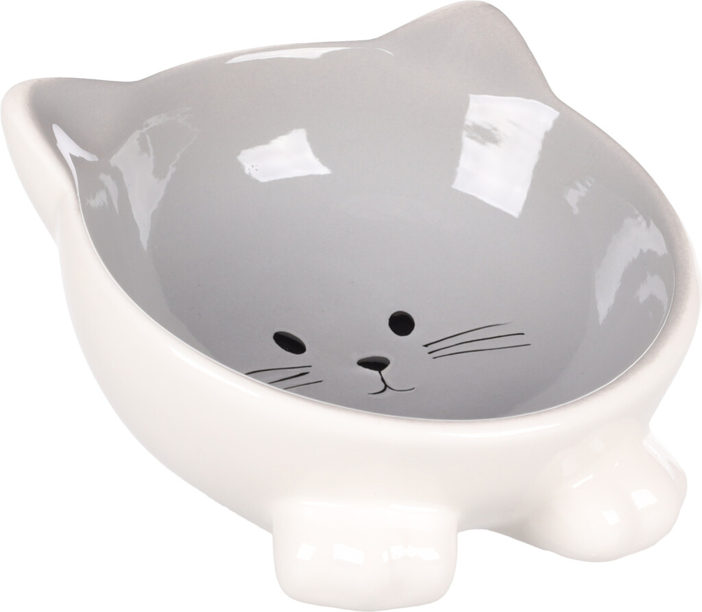 Gamelle pour la nourriture et l'eau Puzi gris 125ml