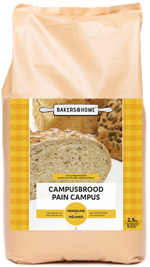 Mélange pour farine pain campus 2,5kg Mélange pour farine pain campus 2,5kg