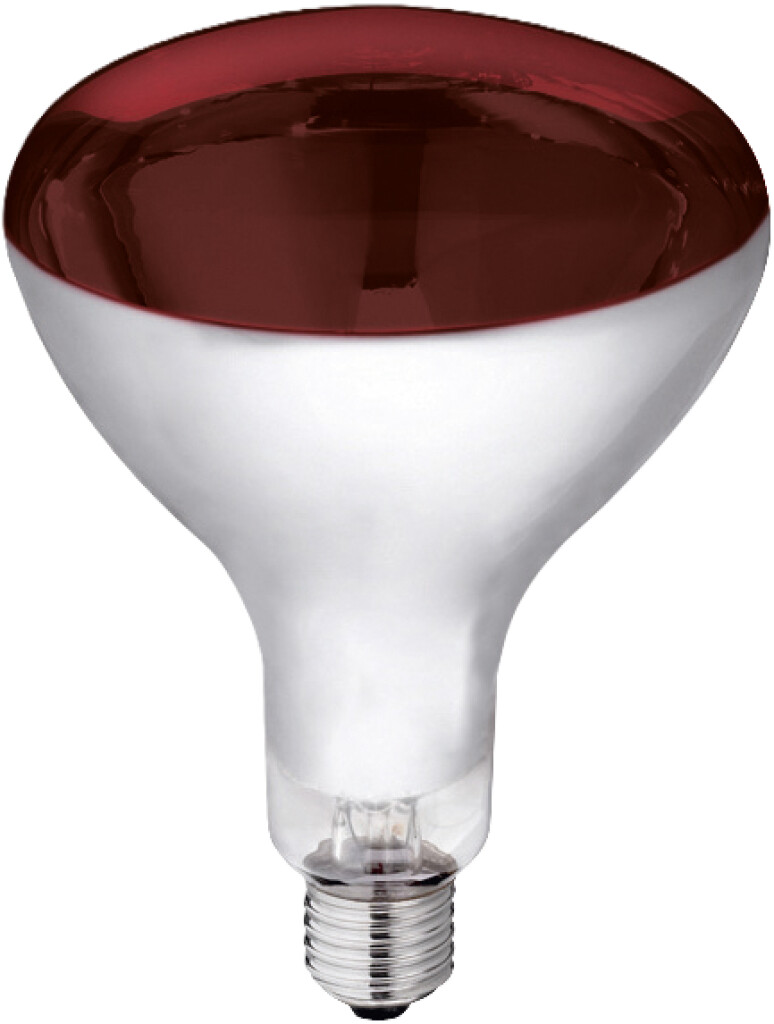 IR-lamp 250W gehard glas, rood