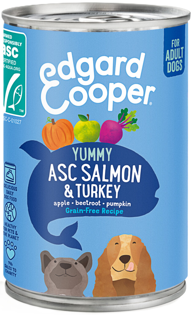 ASC-zalm & kalkoen 400g - adult - blik