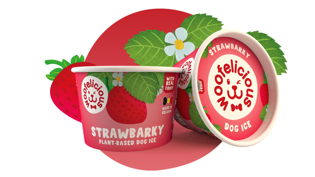 Strawbarky glace pour chiens 100ml Strawbarky glace pour chiens 100ml