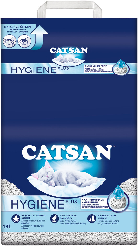 Kattenbakvulling Hygiene Plus 18L Kattenbakvulling Hygiene Plus 18L