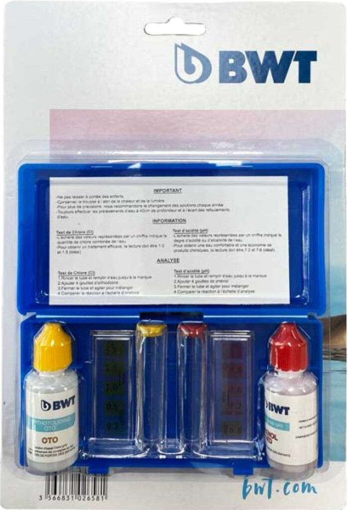 Analyse kit cl - ph, duo test (ort.)