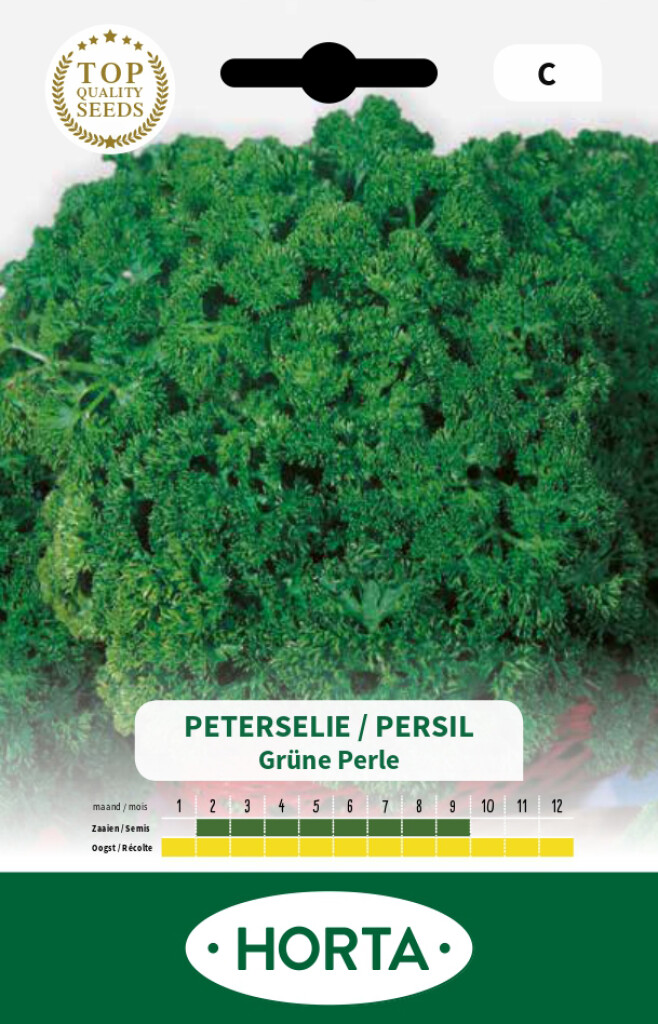 Peterselie gekrulde Grüne Perle