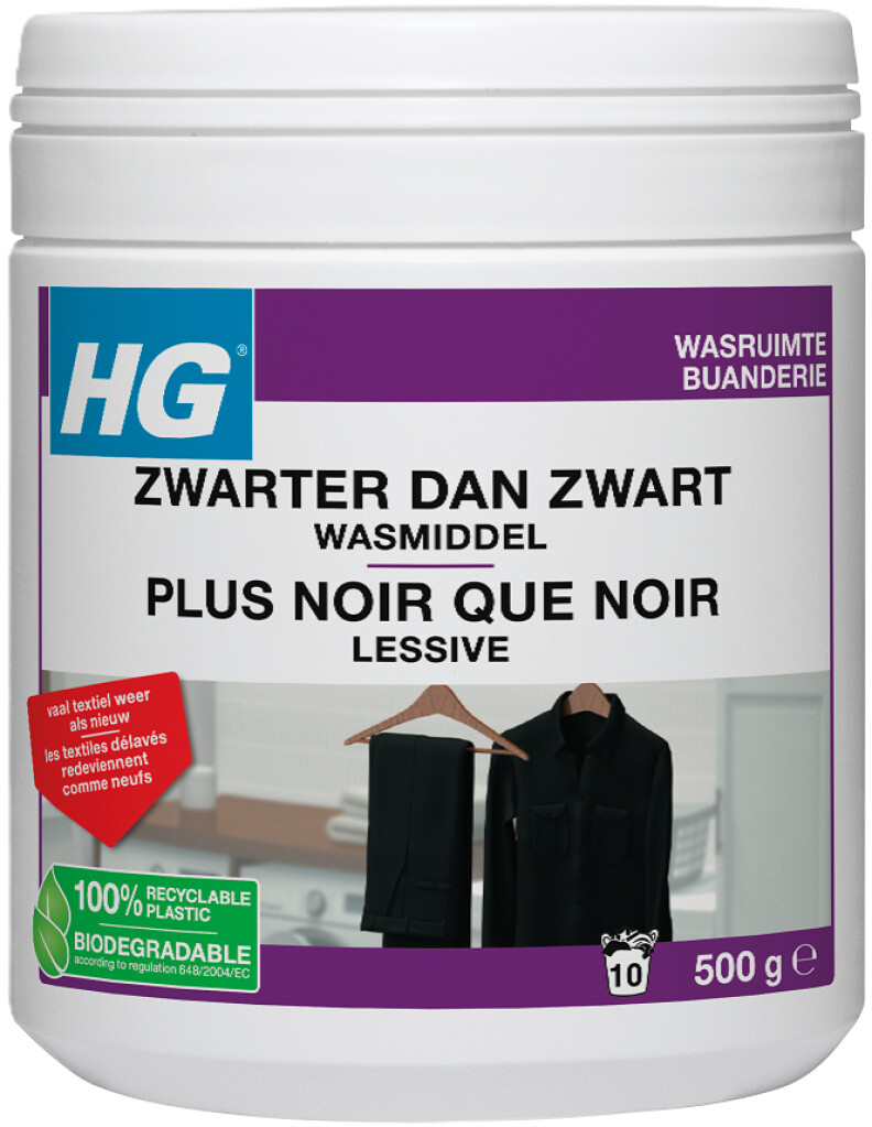 Zwarter dan zwart wasmiddel 500g Zwarter dan zwart wasmiddel 500g