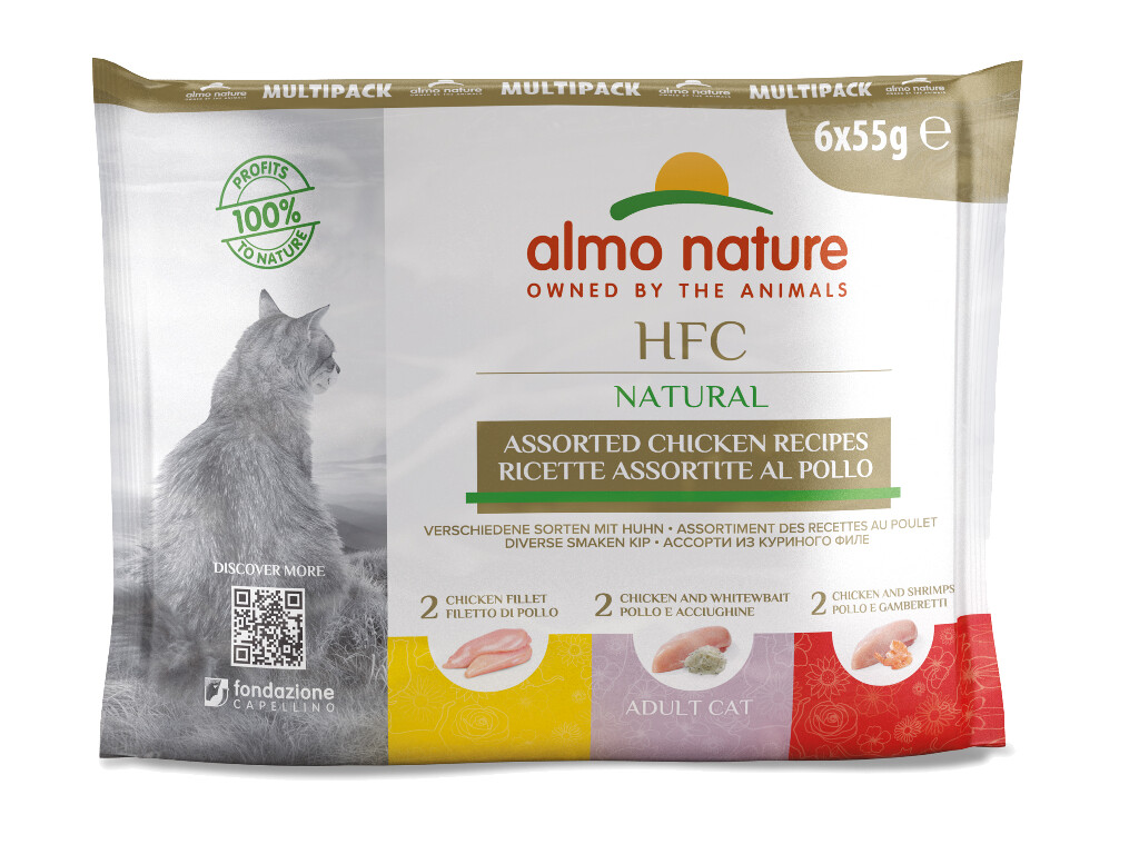 HFC Natural poulet Multipack 55g HFC Natural poulet Multipack 55g