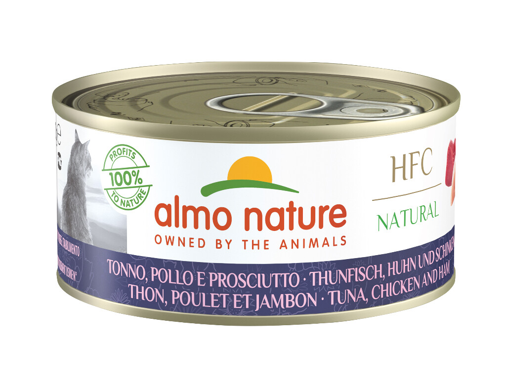 HFC Natural Thon, Poulet et Jambon 150g HFC Natural Thon, Poulet et Jambon 150g