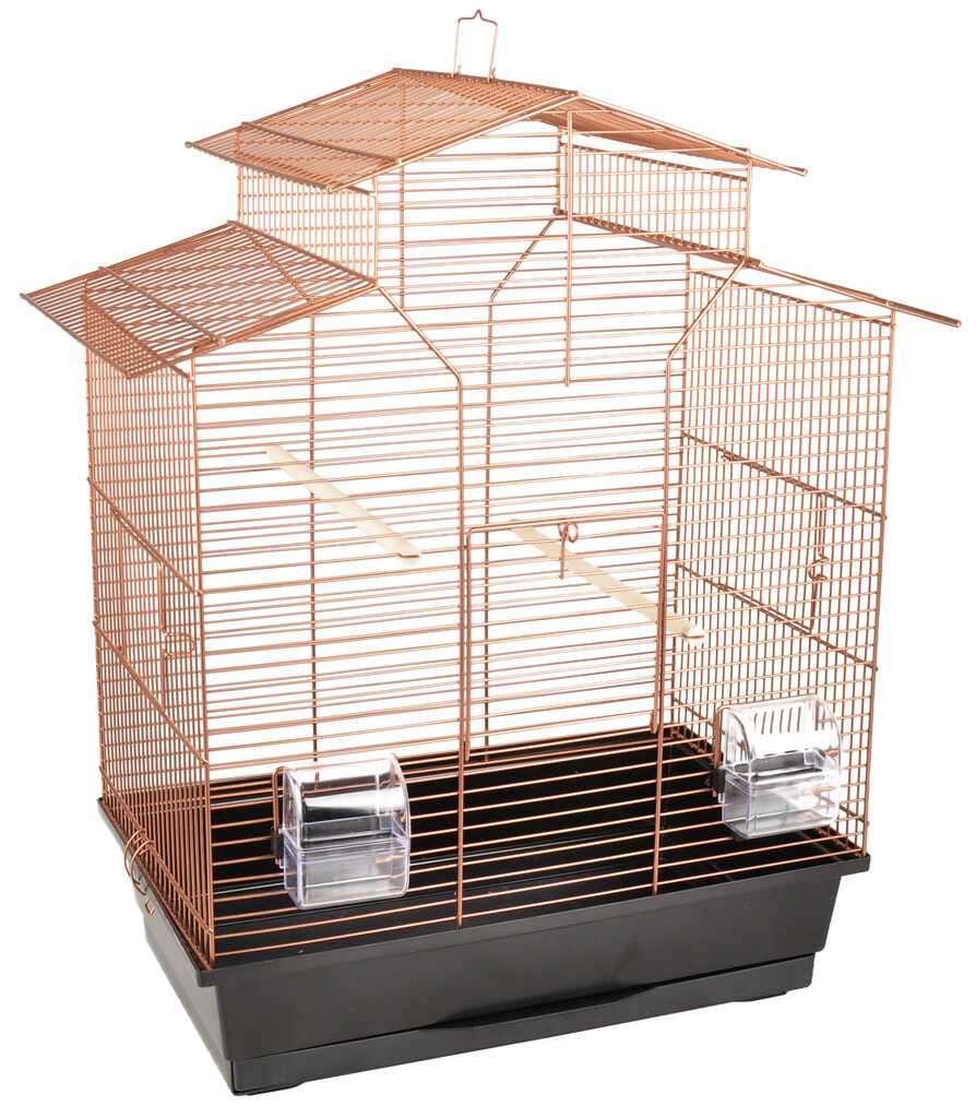 Cage pour perruche Numfor 1 Cuivre Noir