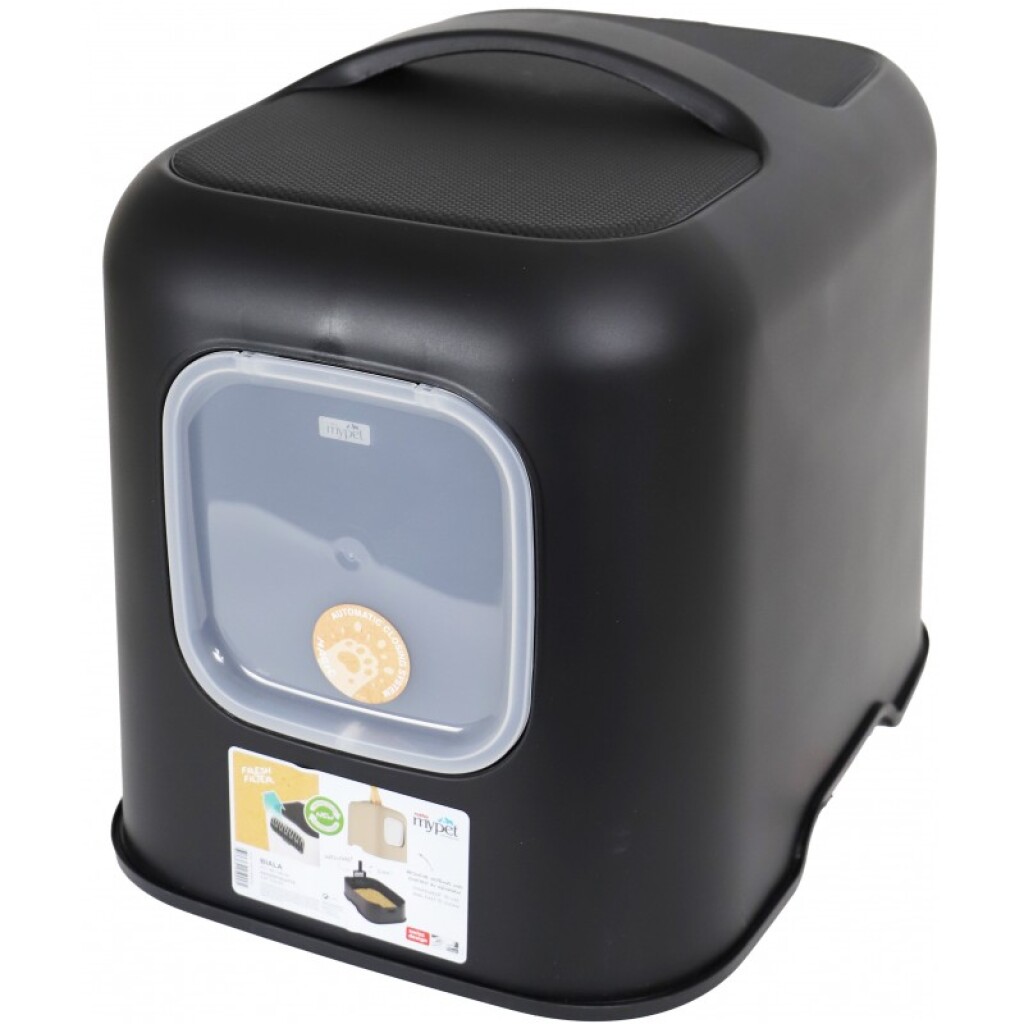 MyPet Biala 51 x 39,5 x 44,3 cm - Toilettes pour chat - noir