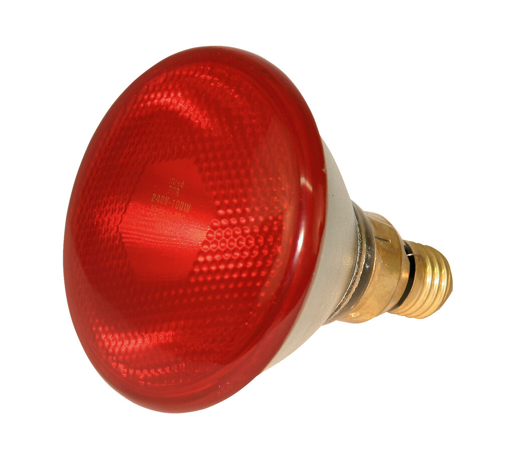 Spaarlamp PAR38 100W rood Spaarlamp PAR38 100W rood