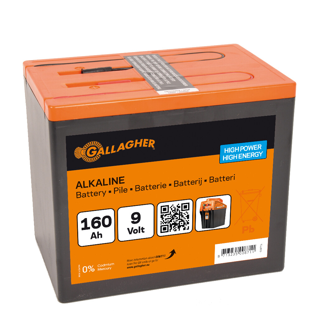 Powerpack batterij 9v/160ah (190x125x160mm)