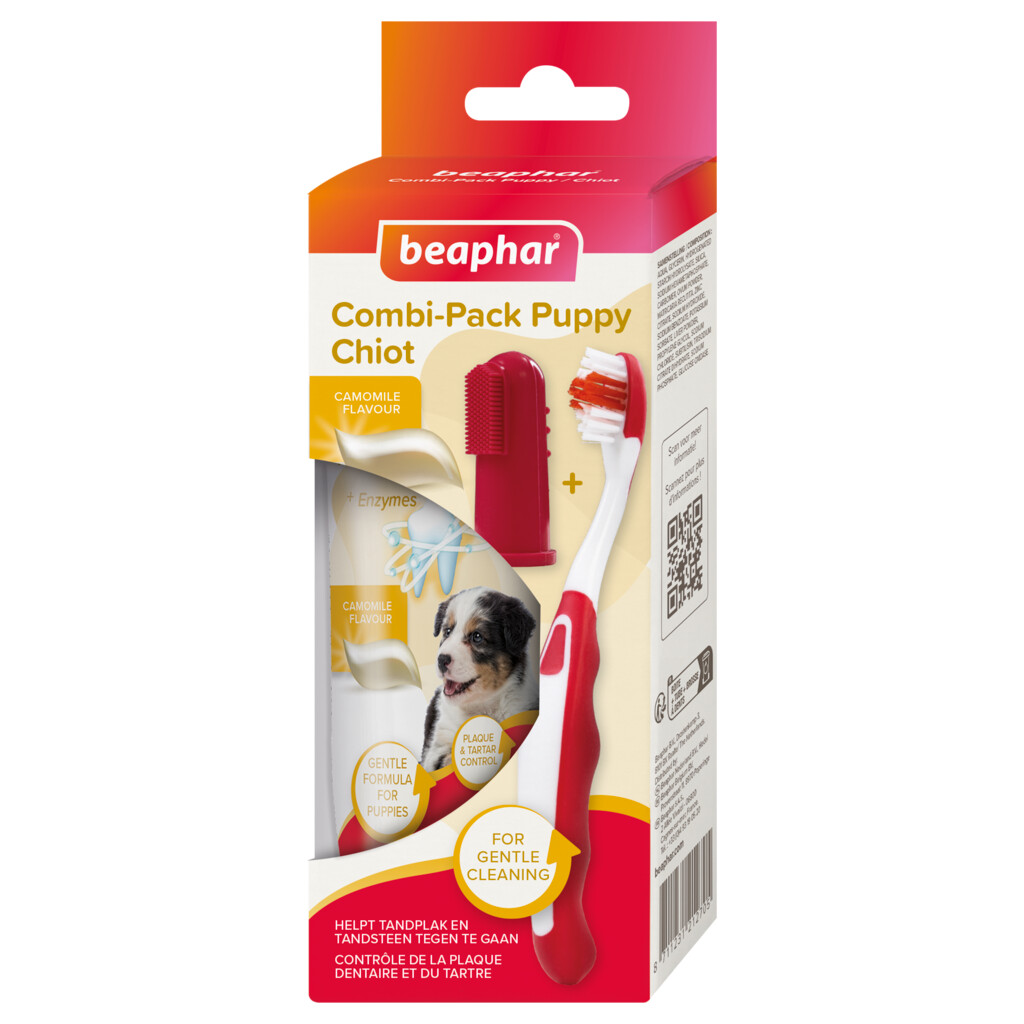 Tandpasta 50g & Tandenborstel Puppy Tandpasta 50g & Tandenborstel Puppy