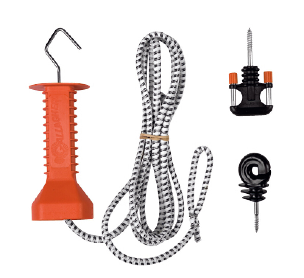 Kit porte à cordon élastique blanc 3/6m Kit porte à cordon élastique blanc 3/6m