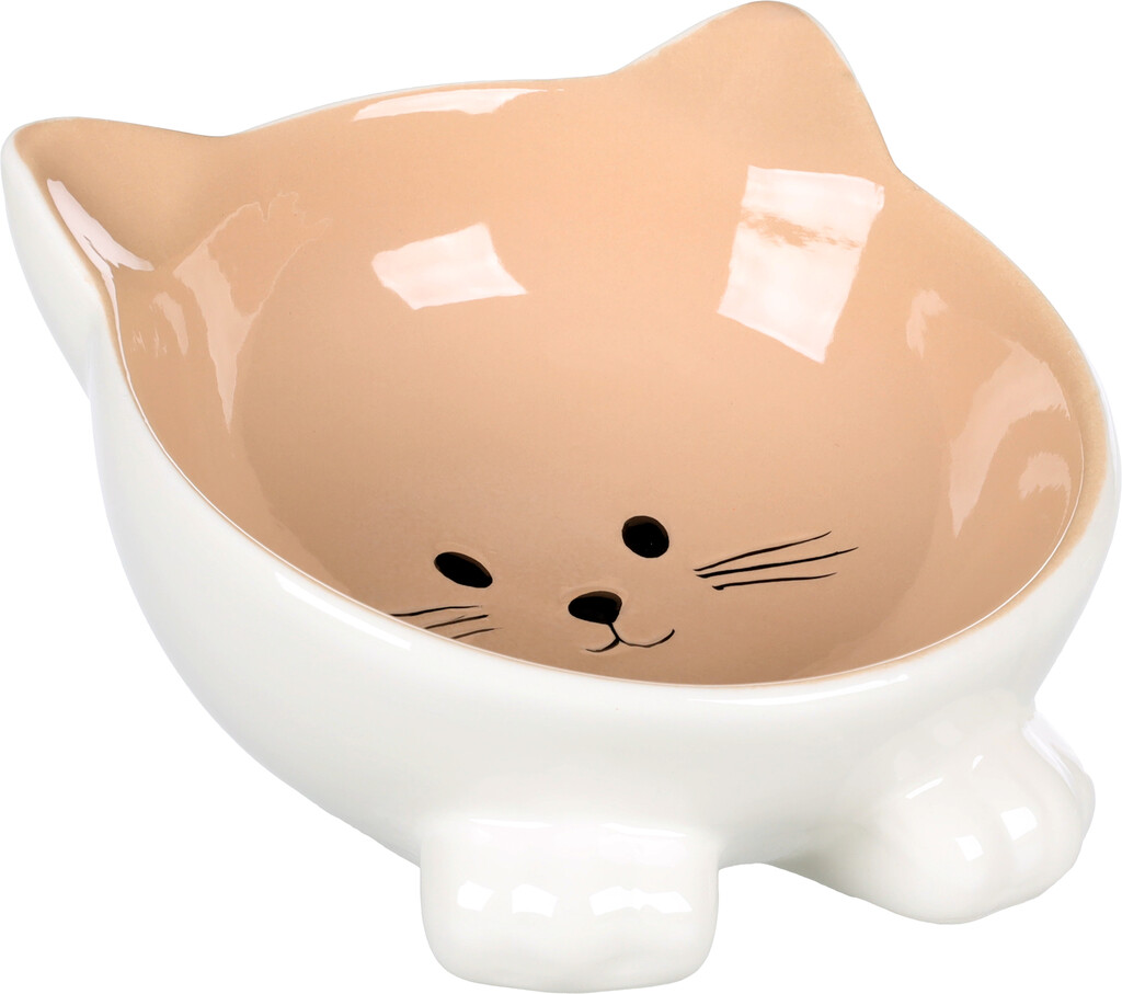 Gamelle pour la nourriture et l'eau Puzi taupe 125ml
