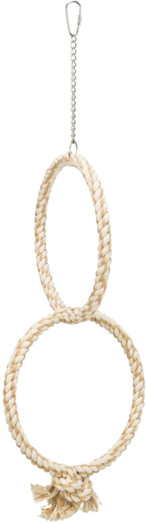 Anneaux Double Corde Naturel