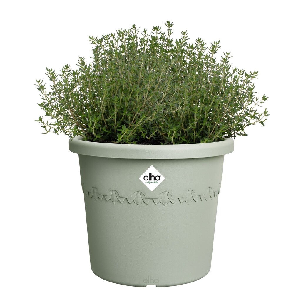 Pot de fleurs Algarve Cilindro 25cm vert thym