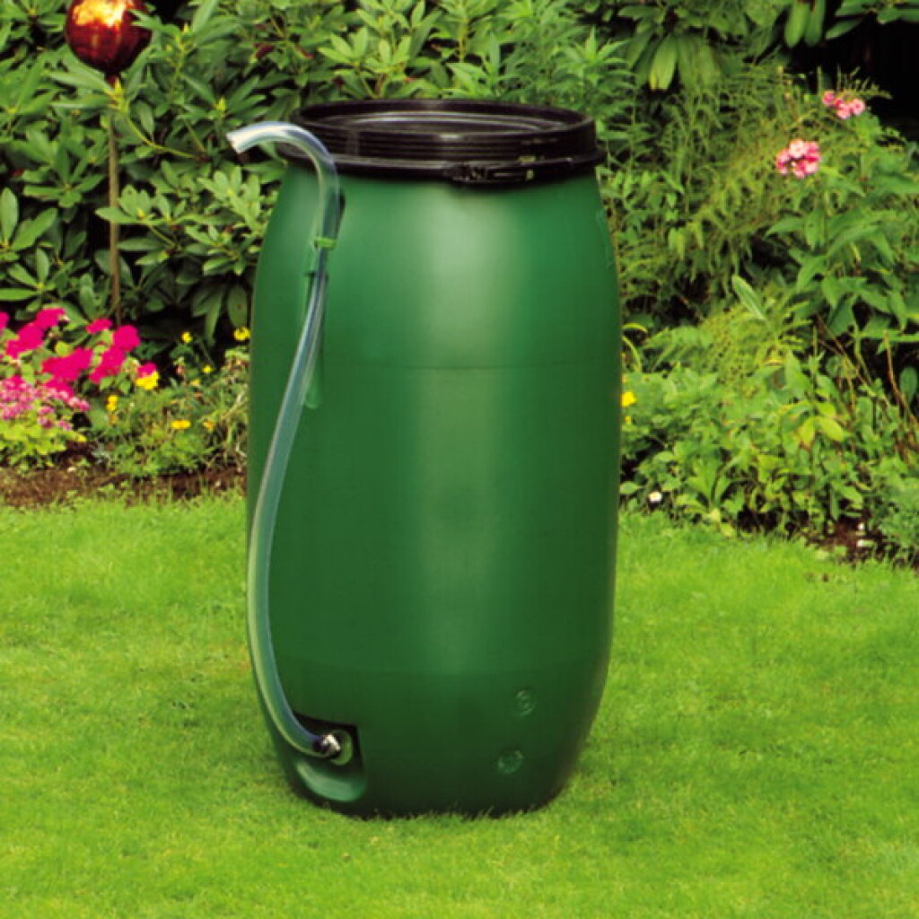 Tonneau de pluie 220L vert
