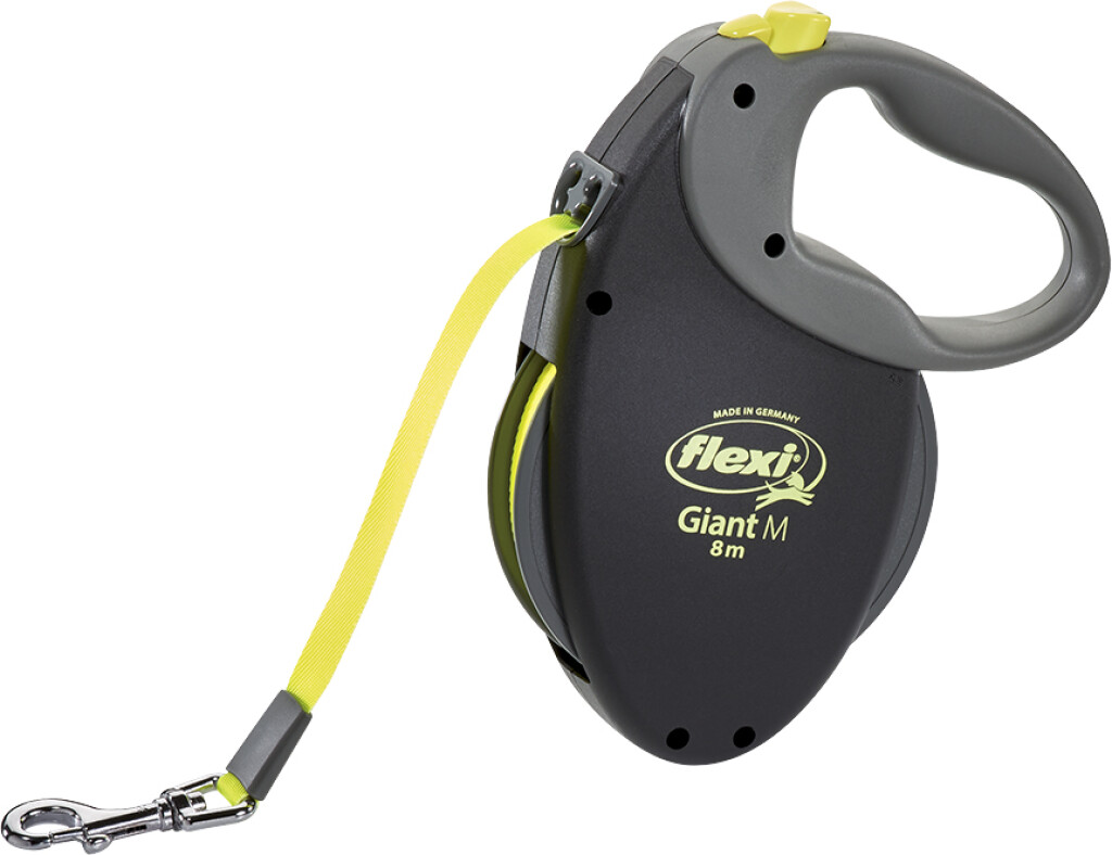 Laisse New Neon Sangle Jaune M 8 m