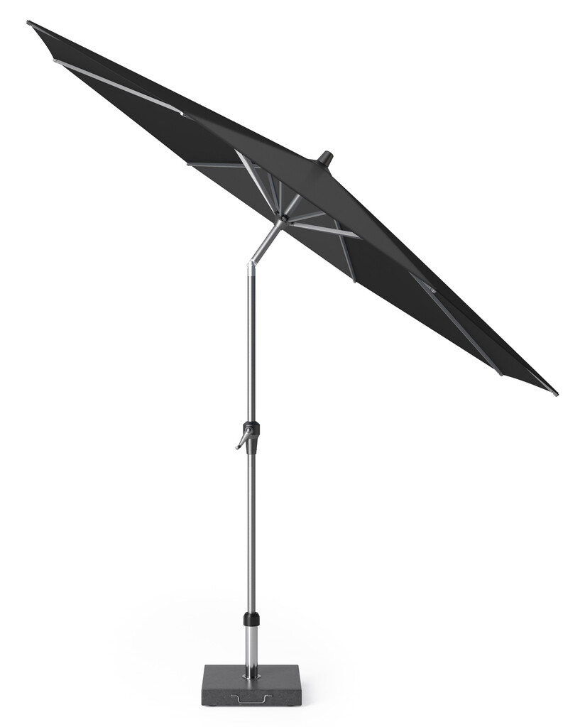 Riva Ø3,0 - Châssis anthracite / Tissu noir