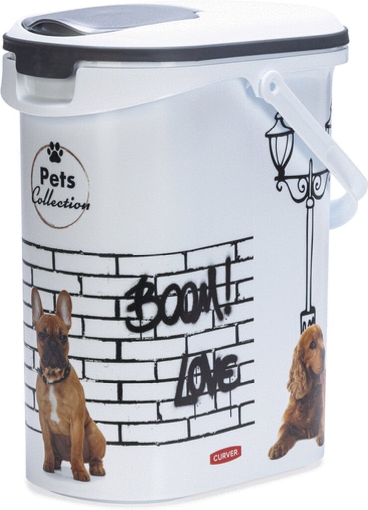 Voedselcontainer - Wit - Pets Collection - Hond - 10L