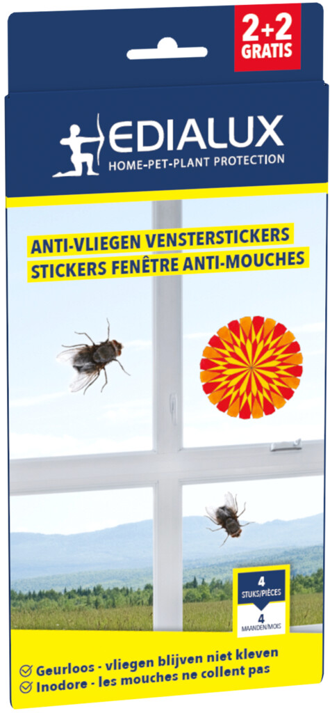 Anti-vliegen vensterstickers