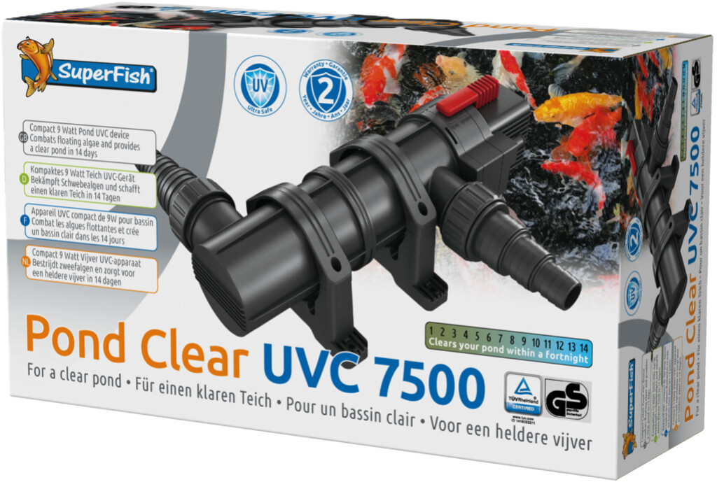 Pond Clear UVC 7500 9W