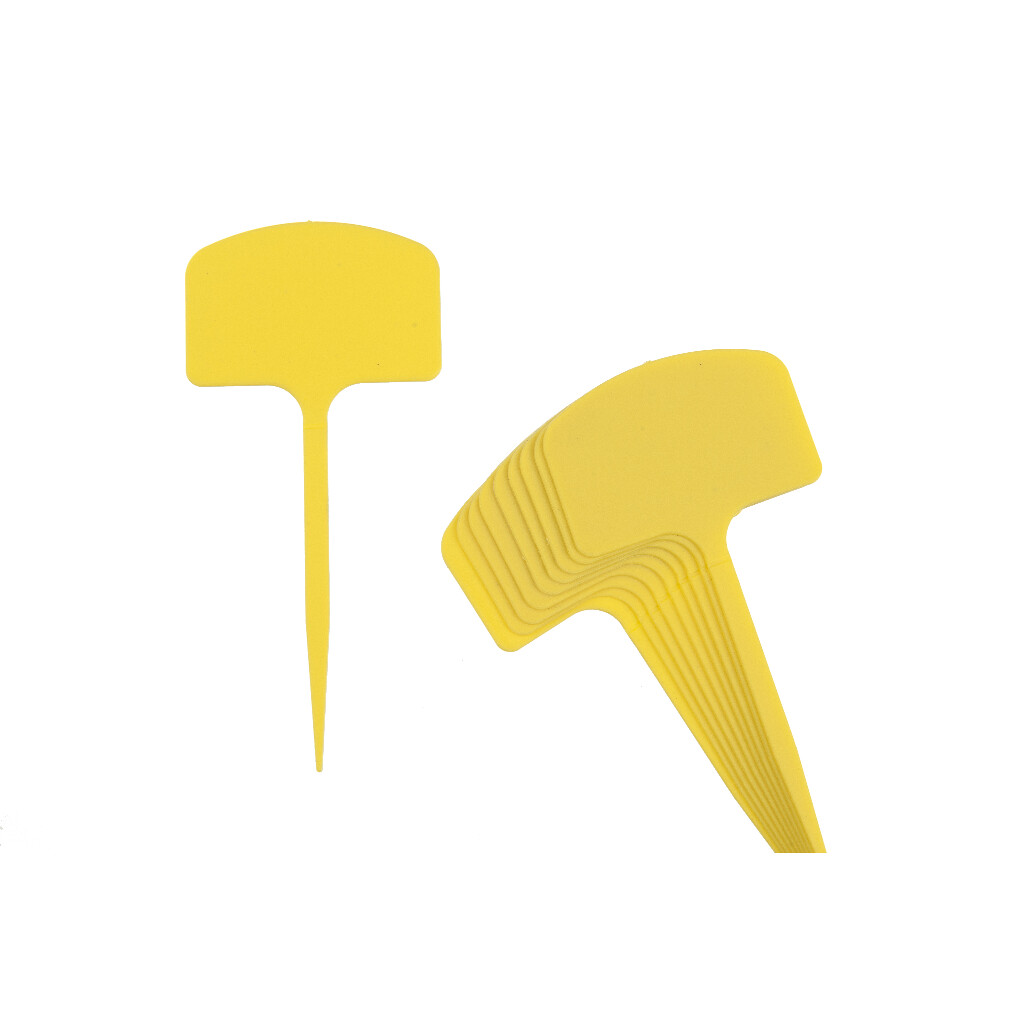 Etiquettes en T à planter en pvc - 12,5 cm - 10 pièces