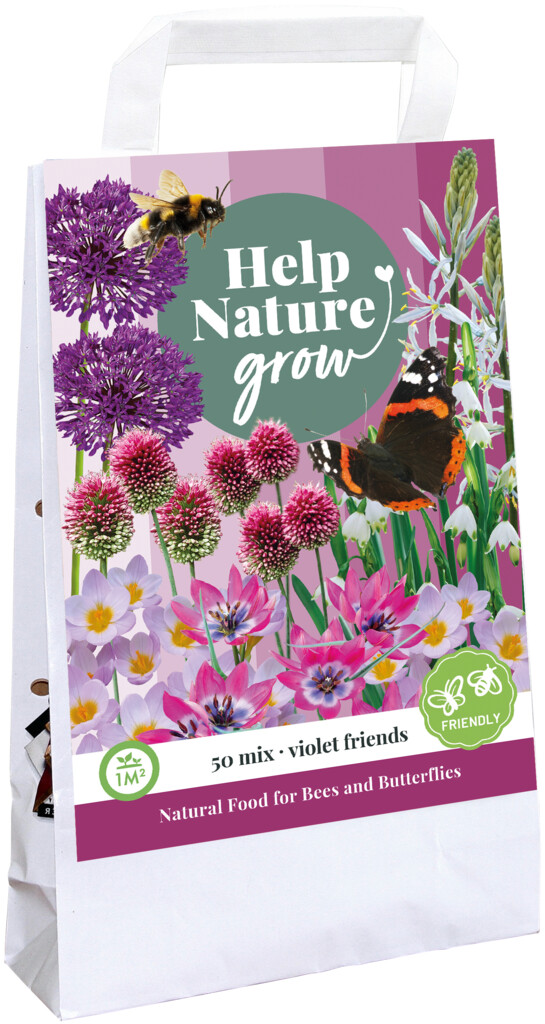 X 1 Tas Violet Friends 'Help Nature Grow'