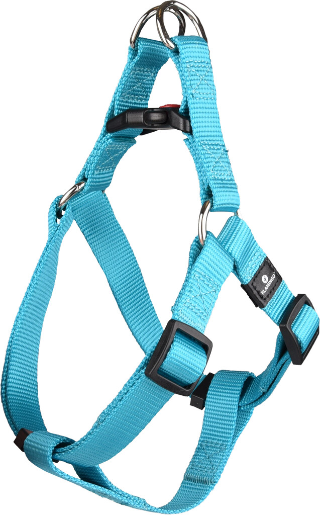 Harnais Step&Go Ziggi Turquoise M 35-60cm 20mm 