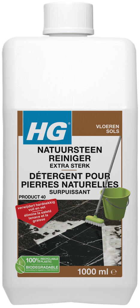 Détergent surpuissant pour pierres naturelles (produit 40) 1L Détergent surpuissant pour pierres naturelles (produit 40) 1L
