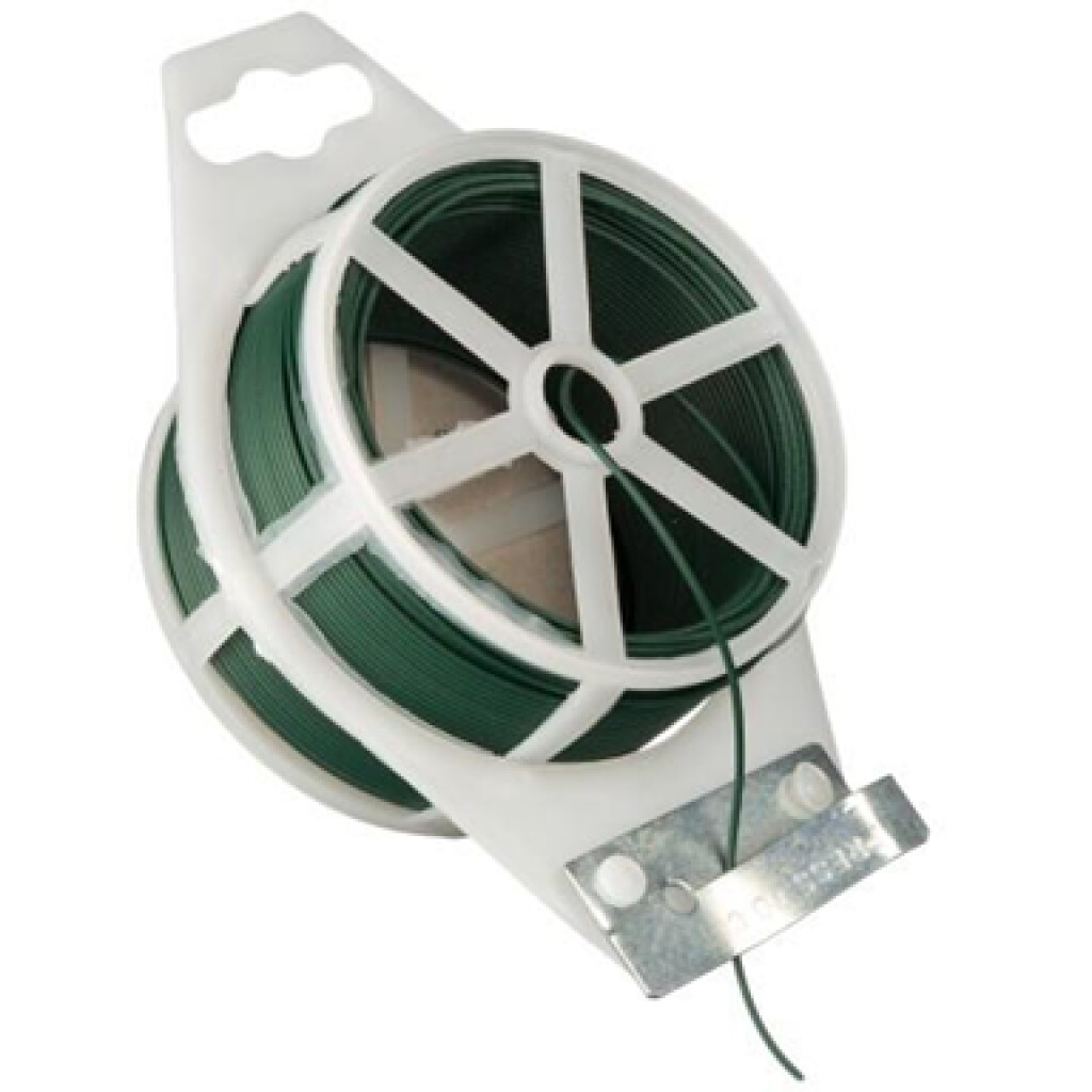 Binddraad geplastificeerd 50mxØ1,2mm groen