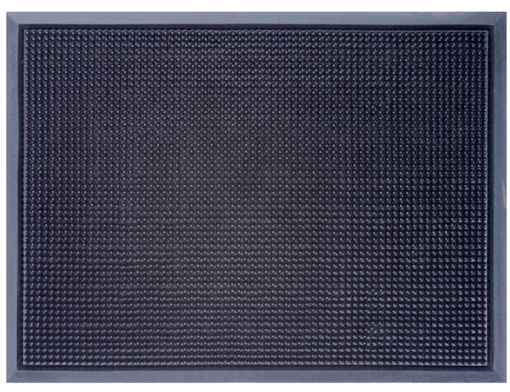 Rubber pinmat outdoor 45x60cm zwart studmat zwaar