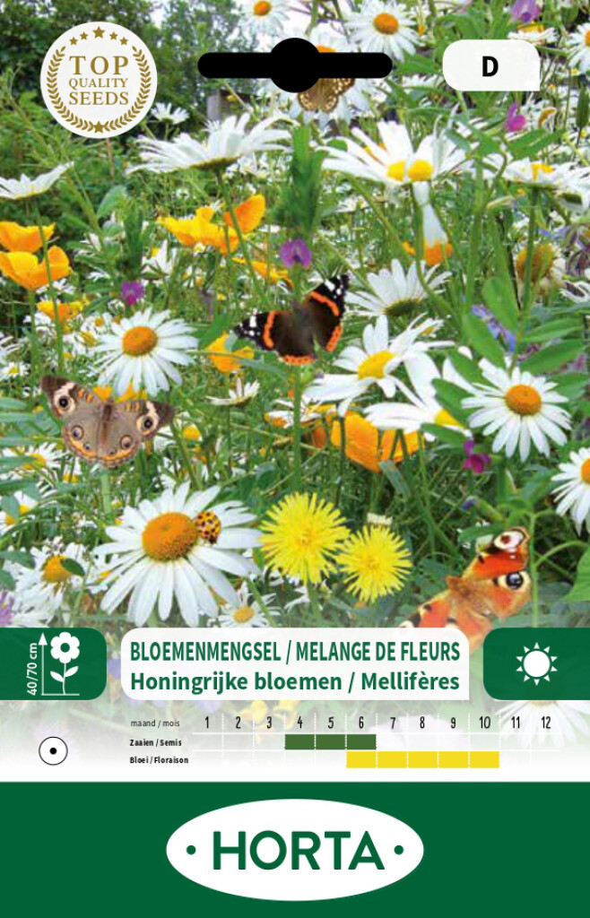 Mengeling honingrijke bloemen Butterfly