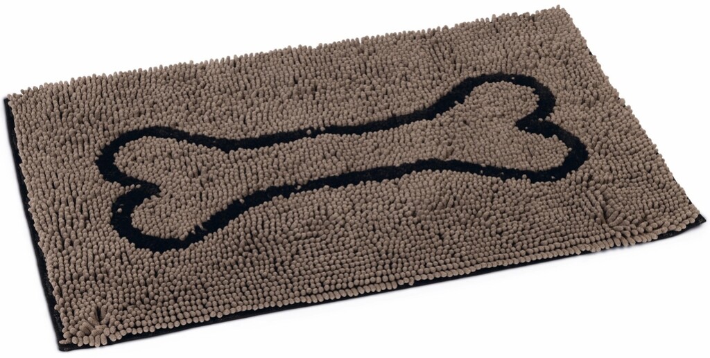 Tapis Séchage Dirty Dog Gris 90x66cm