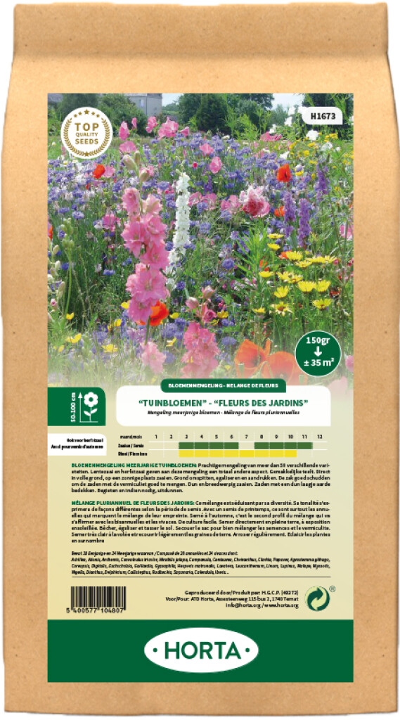 Mélange de fleurs annuelles "Estivale Multicolore" 35m²