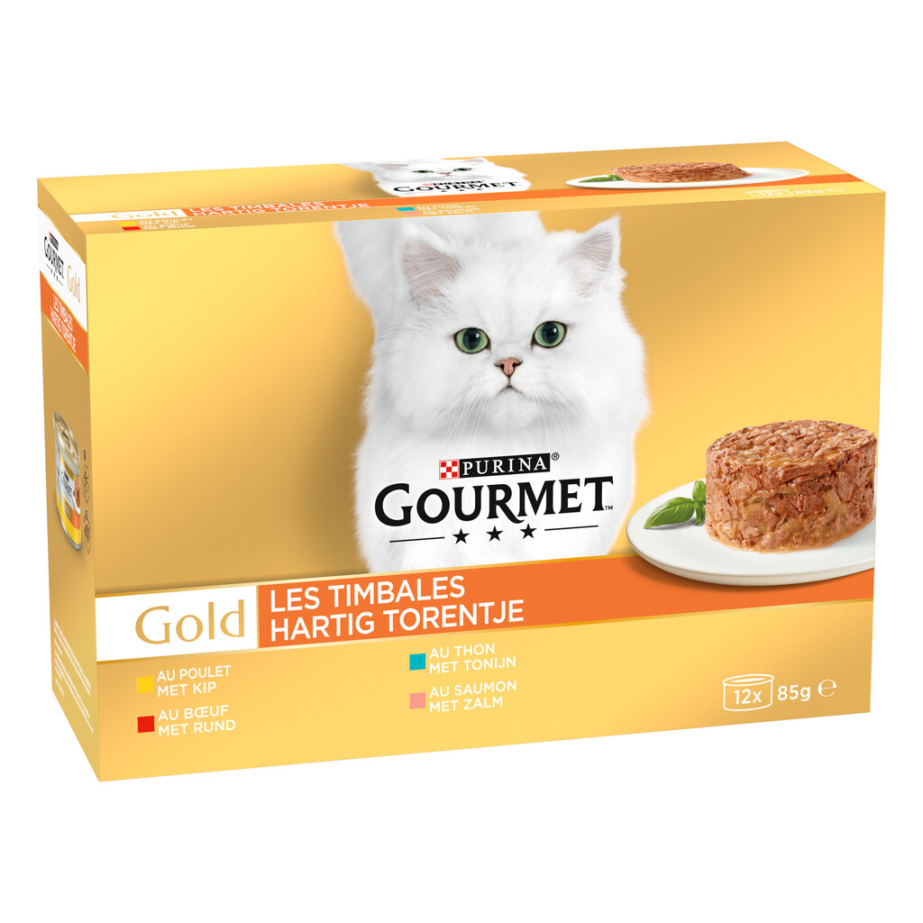Gold Hartige torentjes 12x85g Gold Hartige torentjes 12x85g