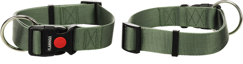 Halsband Ziggi Kaki M 40-55cm 20mm