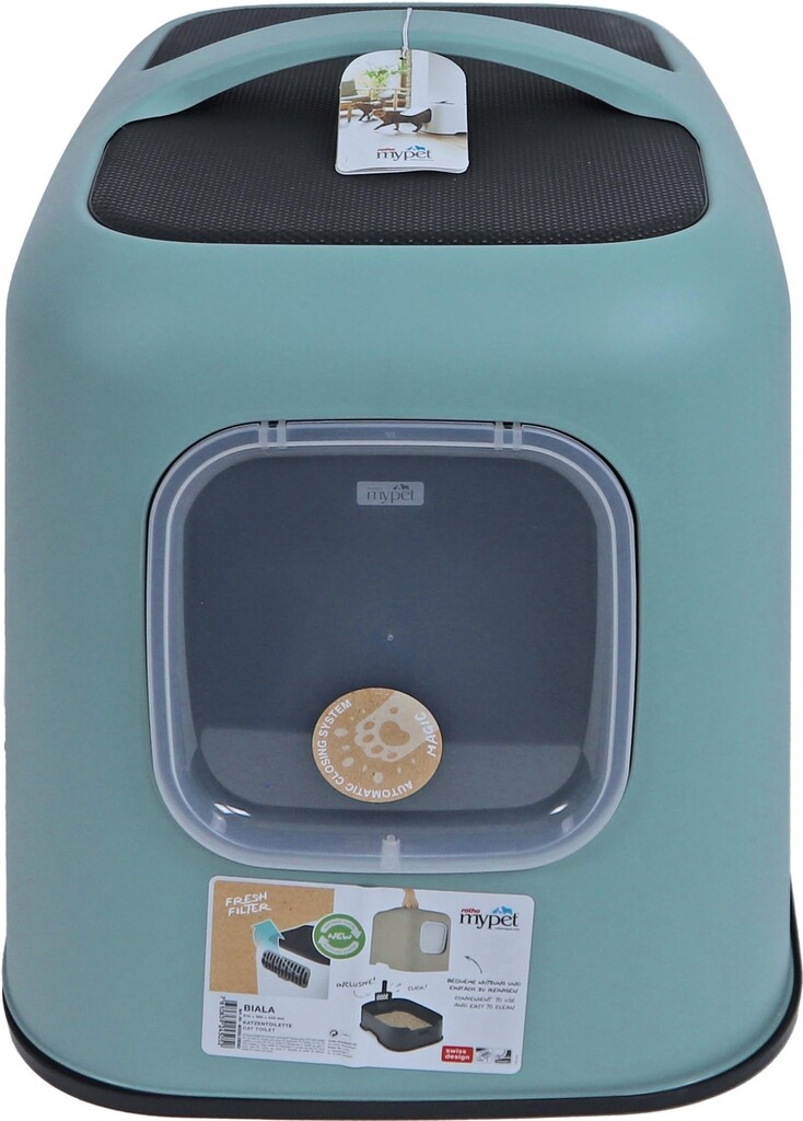 Toilette pour chat Biala gui vert