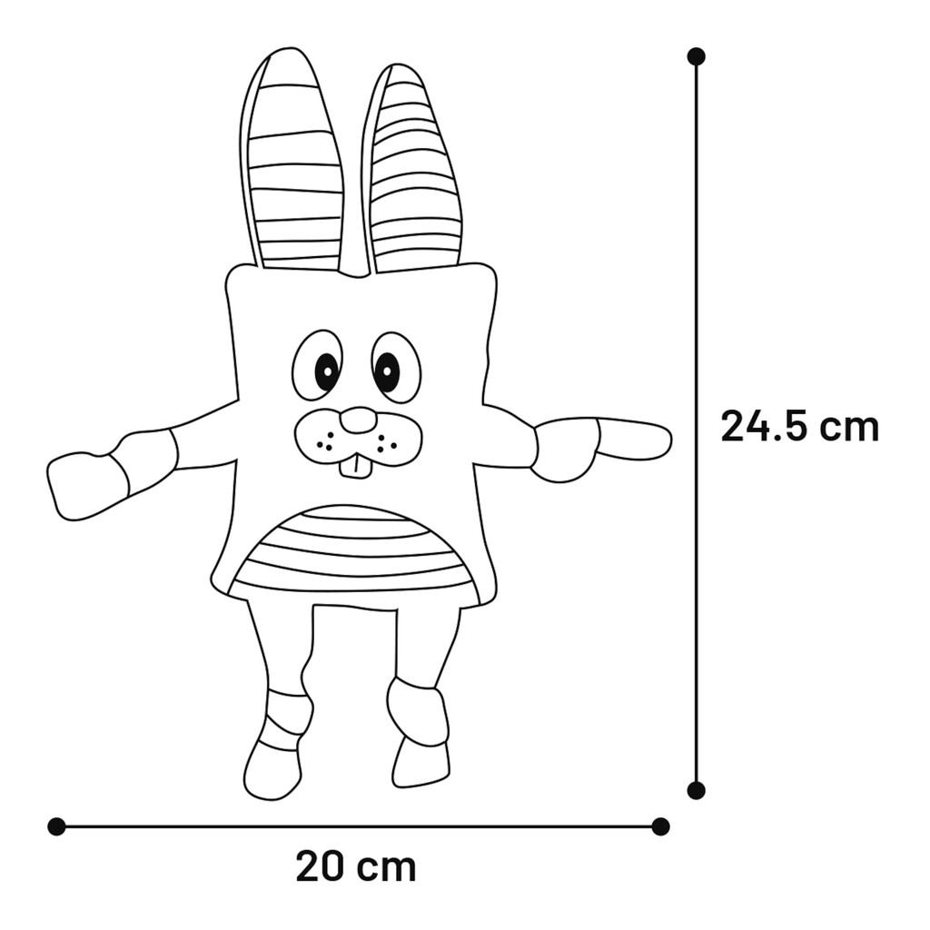 Pieno Lapin Gris 24,5 cm