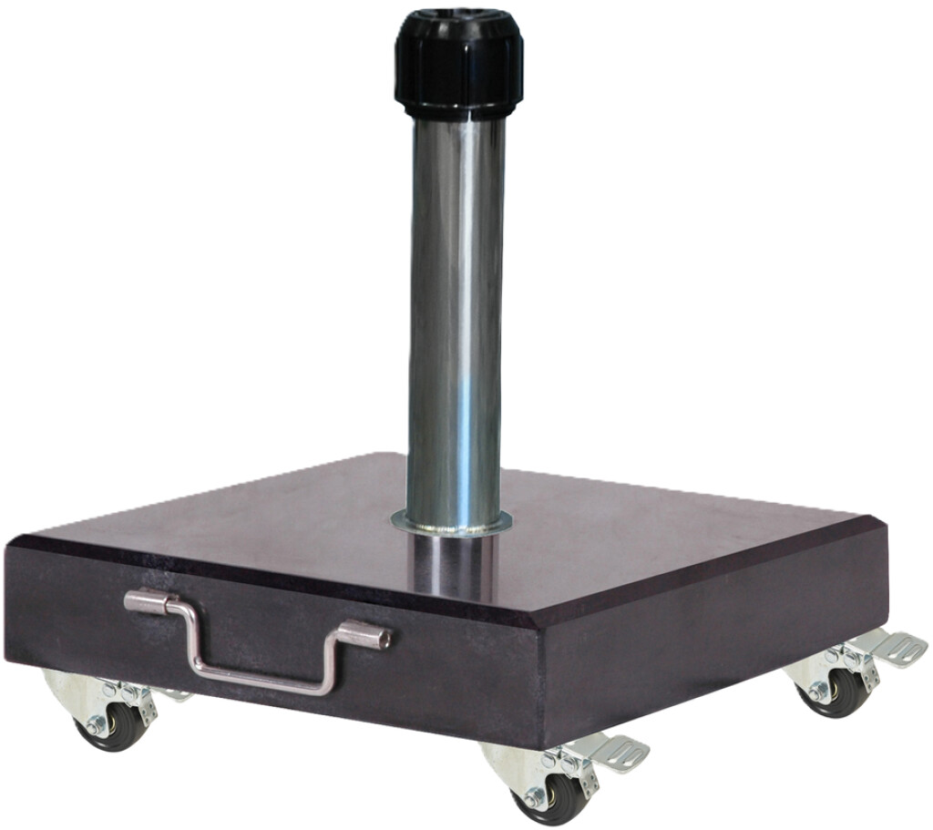 Pied de parasol Rome, roulettes pivotantes, 40 kg