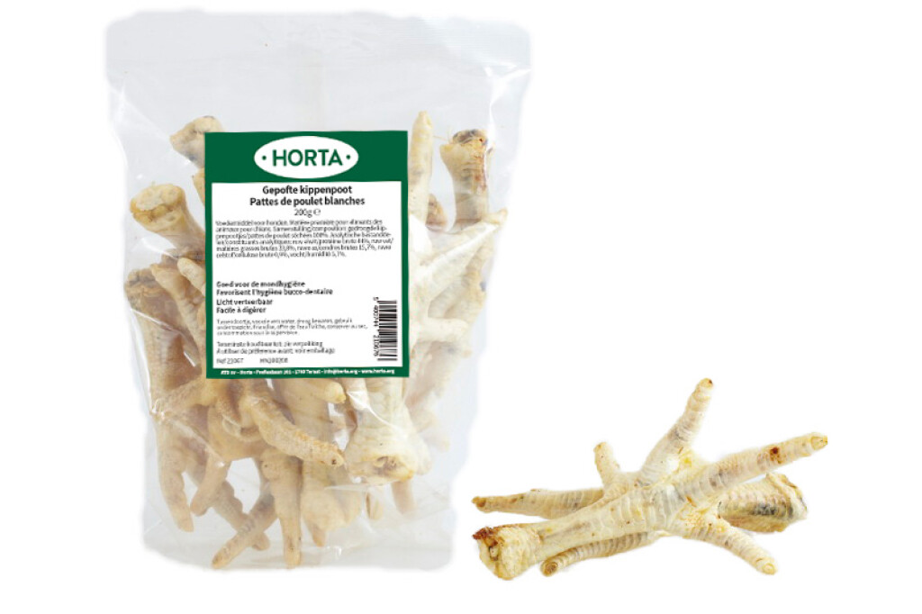 Gepofte kippenpootjes 200 gr