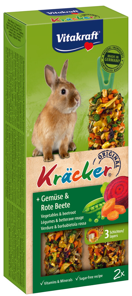 Kräcker® Original Konijn met groenten en bieten 2 stuks Kräcker® Original Konijn met groenten en bieten 2 stuks