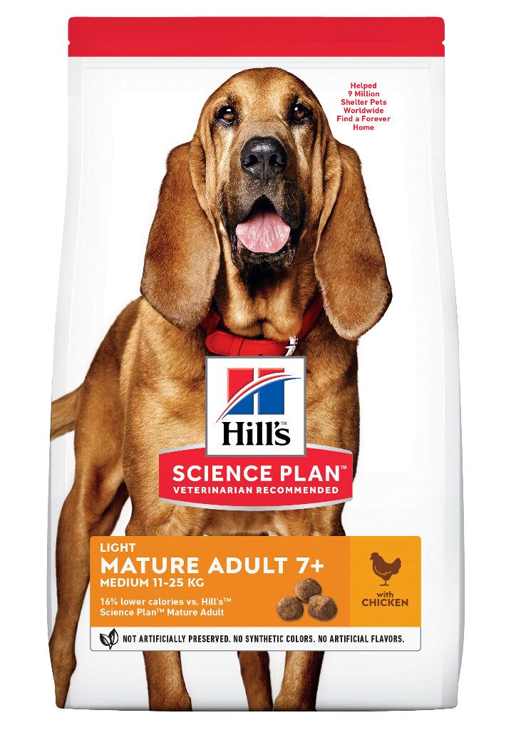 SP Canine Mature Adult 7+ Light Medium with Chicken Dry 2,5kg