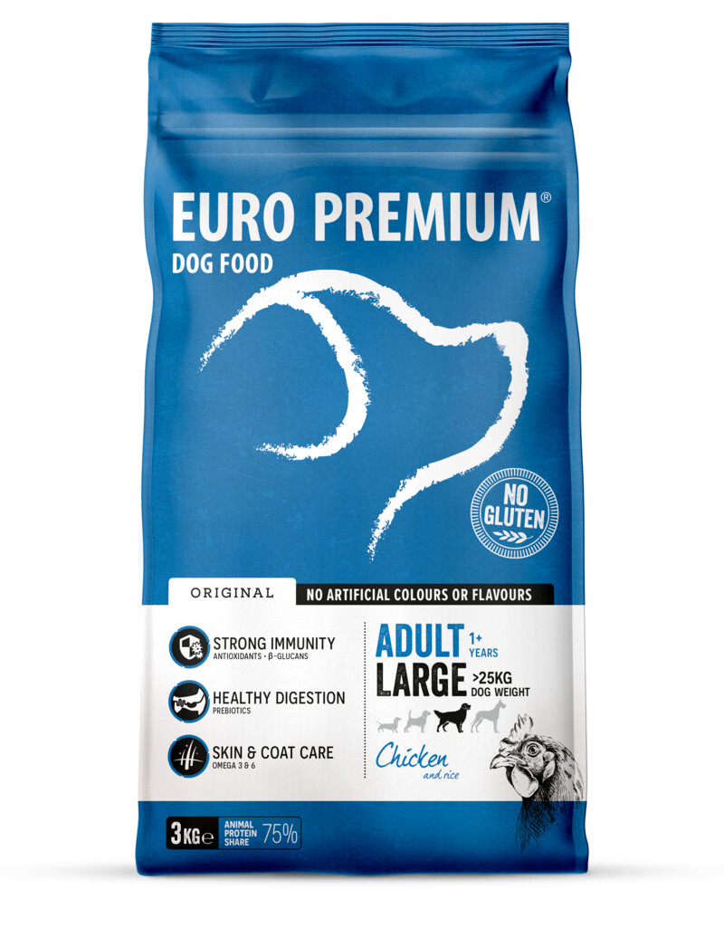 Large adult chicken & rice 3kg