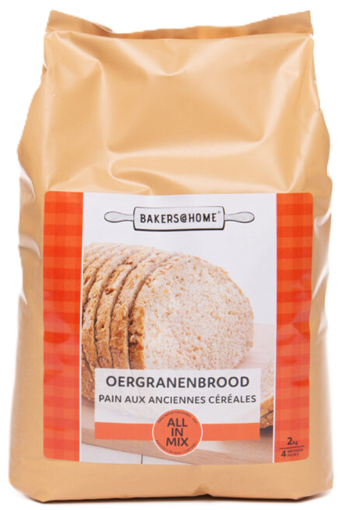 All-in mix oergranen brood 2kg All-in mix oergranen brood 2kg