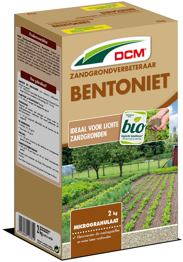 Zandgrondverbeteraar Bentoniet 2kg Zandgrondverbeteraar Bentoniet 2kg