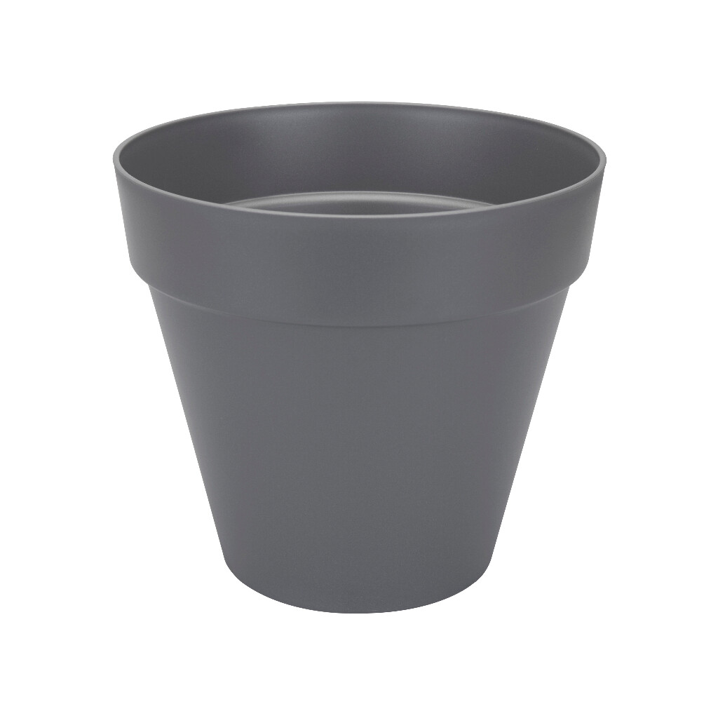 Bloempot Loft Urban Rond wielen 40cm antraciet